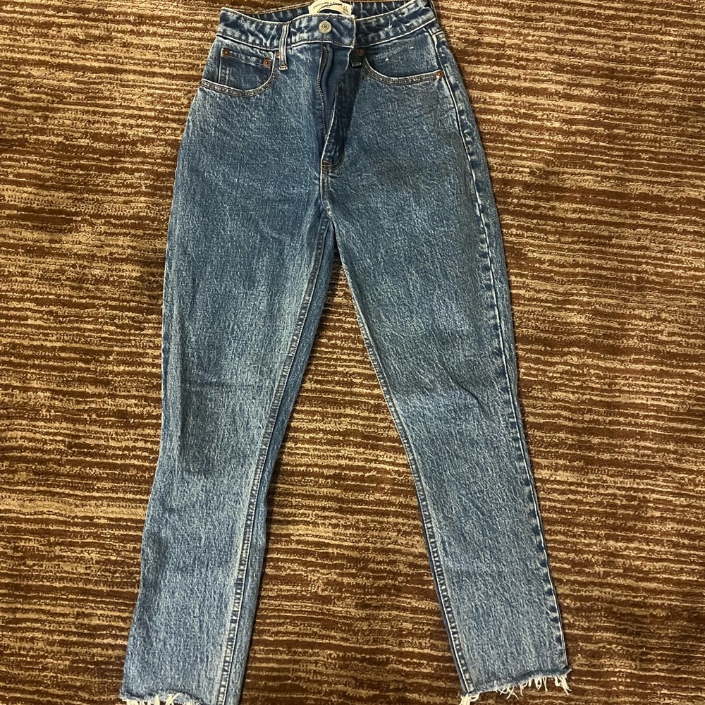 Abercrombie and fitch high rise curve love Jean